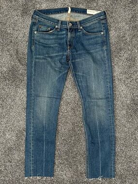 Rag & Bone Skinny Heavy Weight Denim Jeans